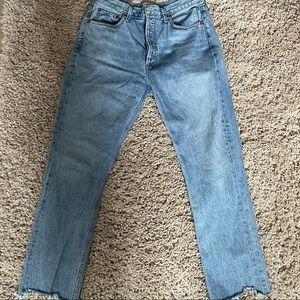 AGOLDE Riley Crop Jeans